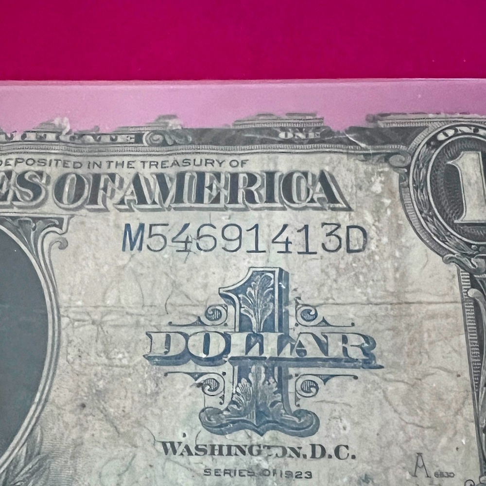 Rare 1923 “Horse Blanket” Silver Certificate! - Picture 7 of 7